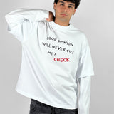 Longsleeve Opinion White