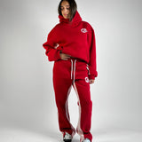 Flared Sweatpants Red