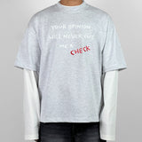 Longsleeve Opinion Grey