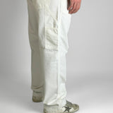 Carpenter Trousers in White Canvas