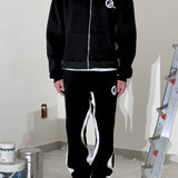 Flared Sweatpants Black