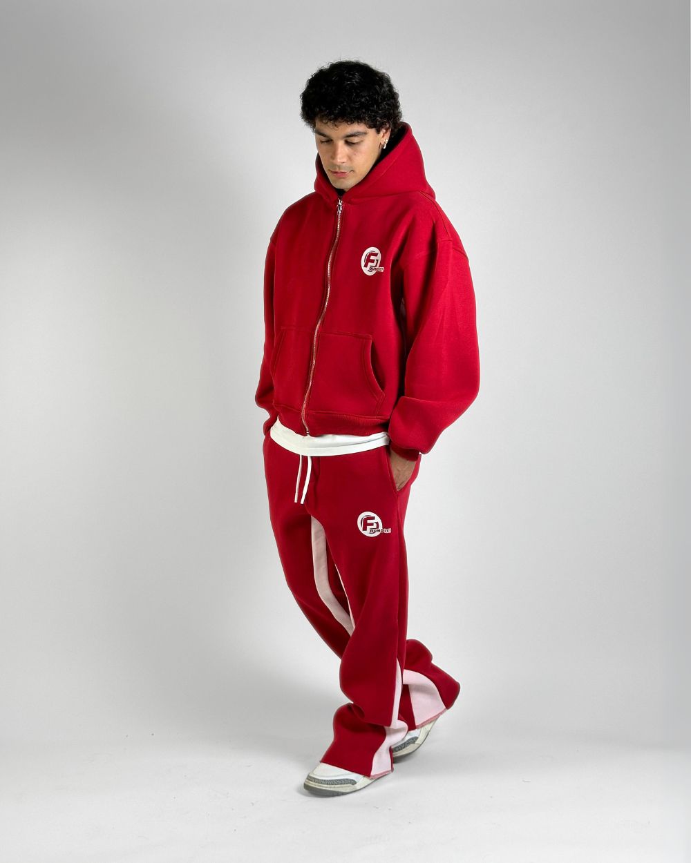 ZIP Hoodie Red