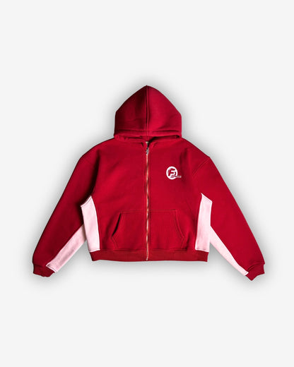 ZIP Hoodie Red