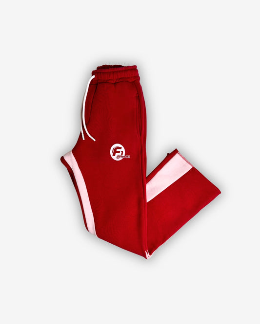 Flared Sweatpants Red